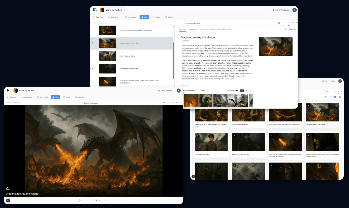 Plotting board preview